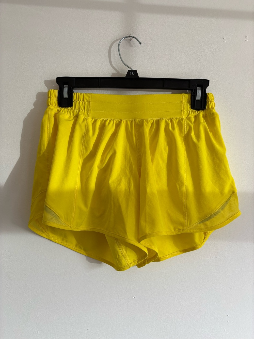 lululemon athletica Bright Yellow Athletic Running Shorts